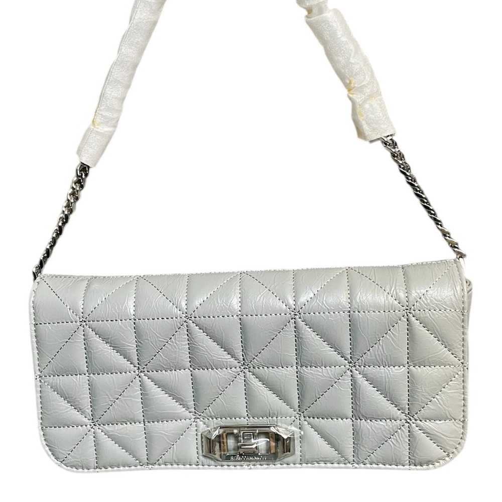 Rebecca Minkoff Crinkled Dove Gray Nordstrom Anniversary Shoulder Bag New! - Picture 2 of 11
